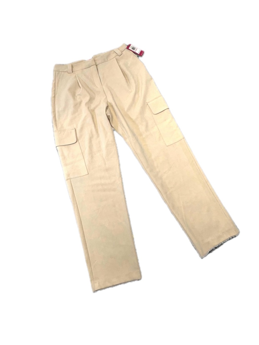 NWT Vince Camuto High Waisted Cargo Pants Light Stone 6
